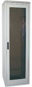 CB cabinet, width 600 mm (23,6') with glass door in steel frame