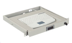 Drawer with touchpad keyboard