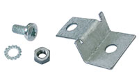 Set of wall brackets for wall mounting