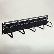 CAT5e Patch Panel with 24 Ports and 1 RMS - ICC