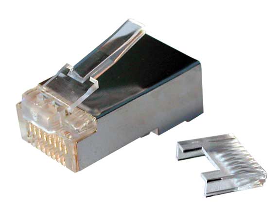 Modular Plug RJ-45 for Twisted Pair, Category 3, Solid