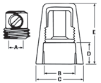 Set-screw dimensions