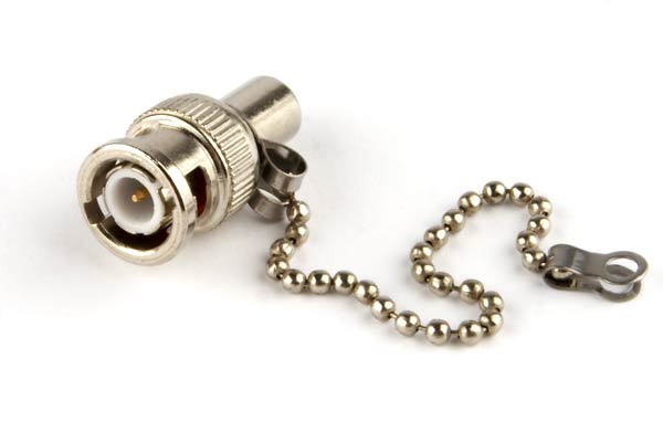 BNC male terminator connector for 50Ω with chain