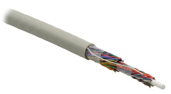 Unshielded twisted pair cable UTP, category 25 pairs, solid