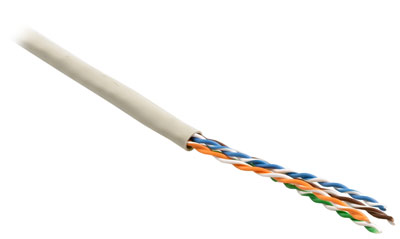 Twisted pair cable UTP, category 6, 4 pares, stranded (patch)