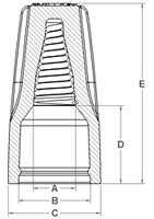 Wire-Nut dimensions