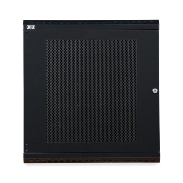 12U LINIER® Fixed Wall Mount Cabinet - Vented Door front