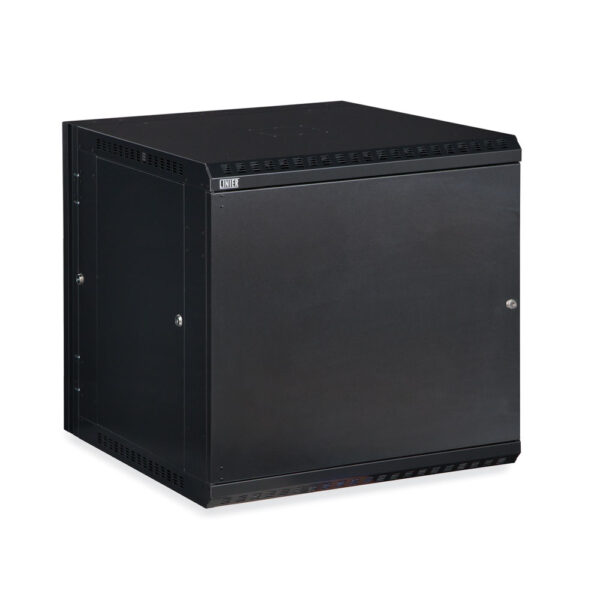 12U LINIER® Swing-Out Wall Mount Cabinet - Solid Door