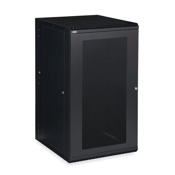 22U LINIER® Swing-Out Wall Mount Cabinet - Vented Door