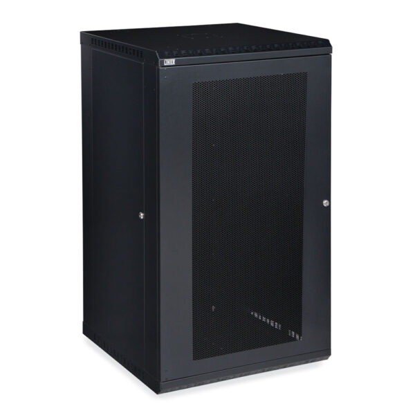 22U LINIER® Fixed Wall Mount Cabinet - Vented Door