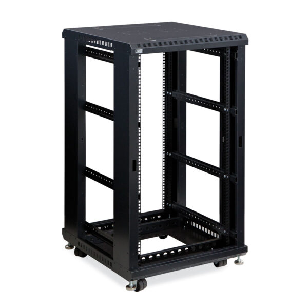 22U LINIER® Server Cabinet - No Doors/No Side Panels - 24" Depth