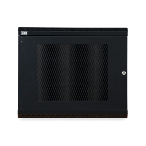 9U LINIER® Swing-Out Wall Mount Cabinet - Vented Door front