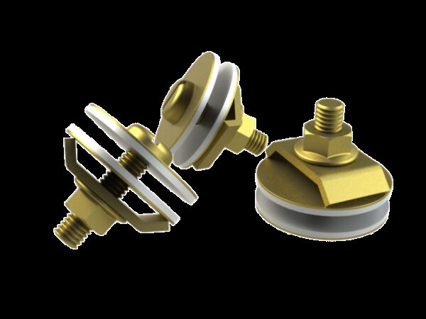 Grounding clamp TTL 10-35 LTN - Brass - Product reference 2/8189 series  BASORFIX