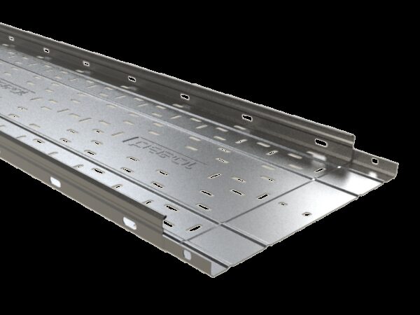 Perforated cable tray ERE 300X35 GC - Hot Dip Galvanized Steel (HDG) - Product reference 2/1225 series  BASORTRAY