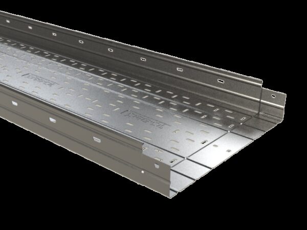 Perforated cable tray ERE 200X80 GC - Hot Dip Galvanized Steel (HDG) - Product reference 2/1237 series  BASORTRAY