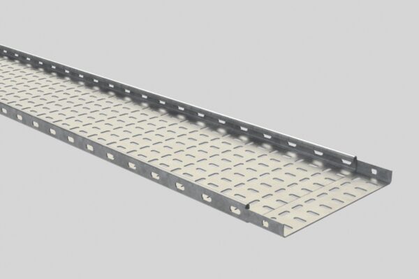Fast coupling perforated tray MD-BS 75X25X0.7 GS - Pre-Galvanised Steel (PG) - Product reference 2/3709 series  BASORTRAY
