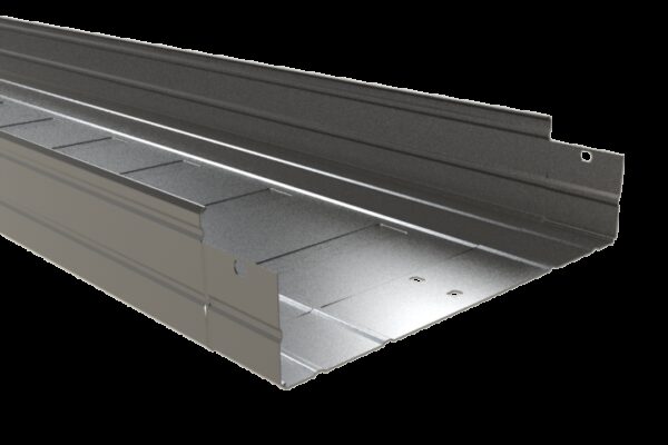 Solid bottom cable tray ERE-C 200X80 GC - Hot Dip Galvanized Steel (HDG) - Product reference 2/1297 series  BASORTRAY