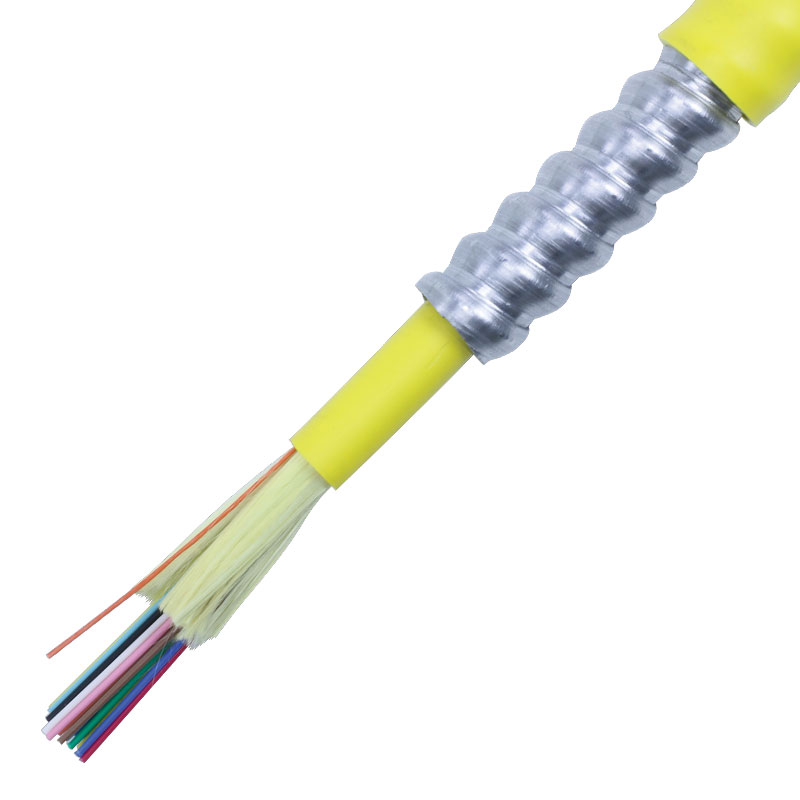 Armored Tight Buffered Circular Premise Cable 3456 Fiber Count - Fiber ...