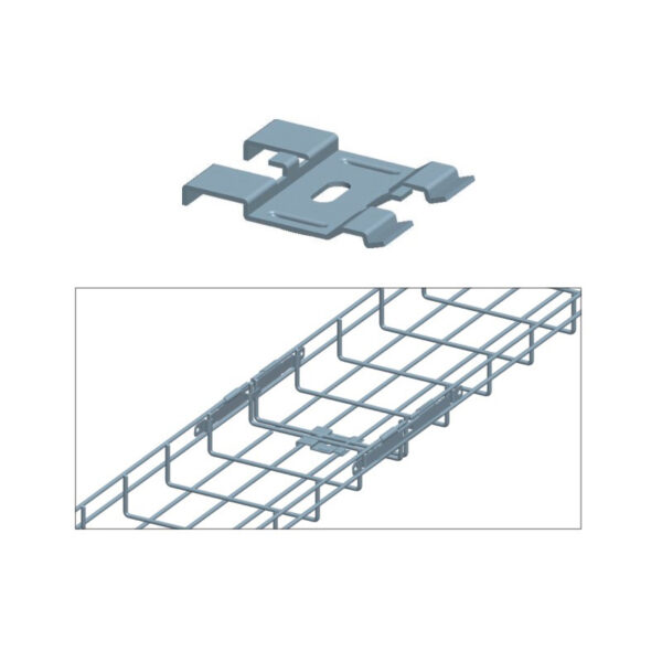 CABLE TRAY BOTTOM BOLTLESS COUPLER