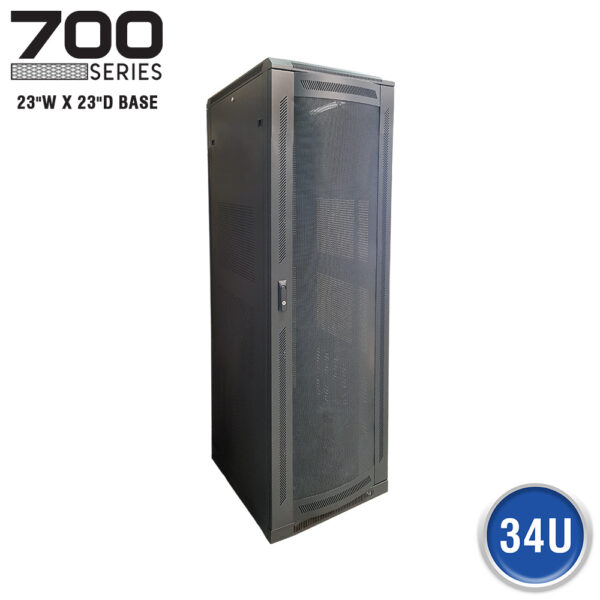 FLOOR ENCLOSURE W/ VENTED MESH DOOR - 700 SERIES (23"W X 23"D)