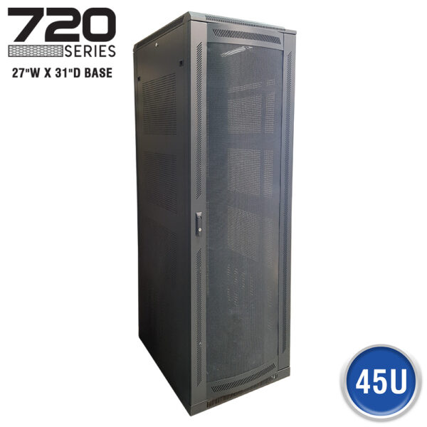 FLOOR ENCLOSURE W/ VENTED MESH DOOR - 720 SERIES (27"W X 31"D)