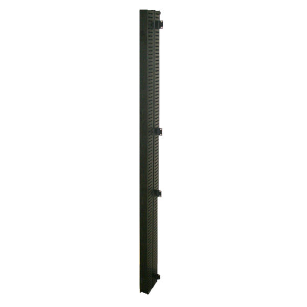 VERTICAL DUAL-SIDED FINGER-DUCT CABLE MANAGER W/COVERS FOR OPEN RACKS