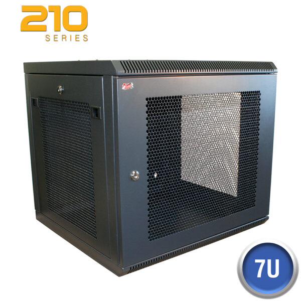 HONEYCOMB VENTED WALL MOUNT ENCLOSURE W/ REMOVABLE PANELS - 210 SERIES (21"W X 20"D)