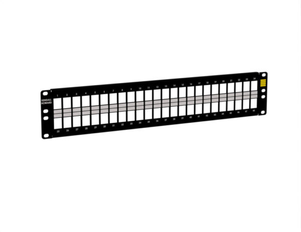 2U 48 Port Blank Keystone Patch Panel