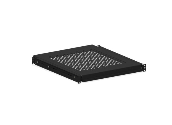 1U 20" Vented Rack Mountable Sliding Shelf